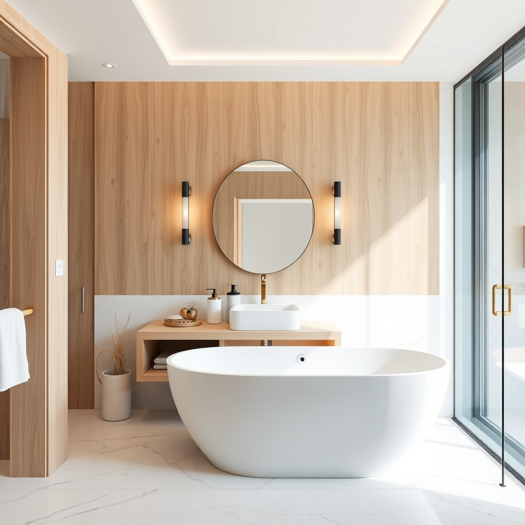 Renovated bathroom