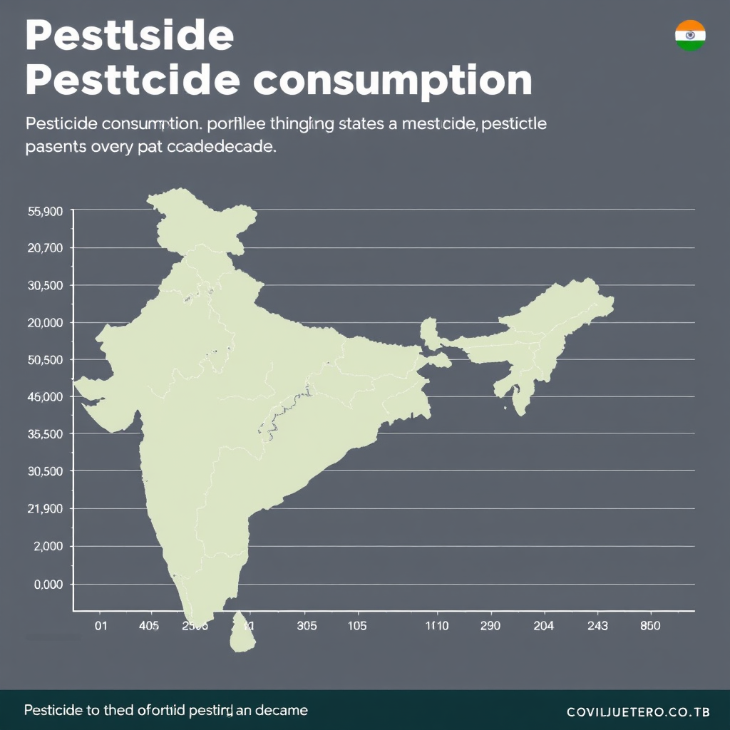 Pesticide consumption trends chart
