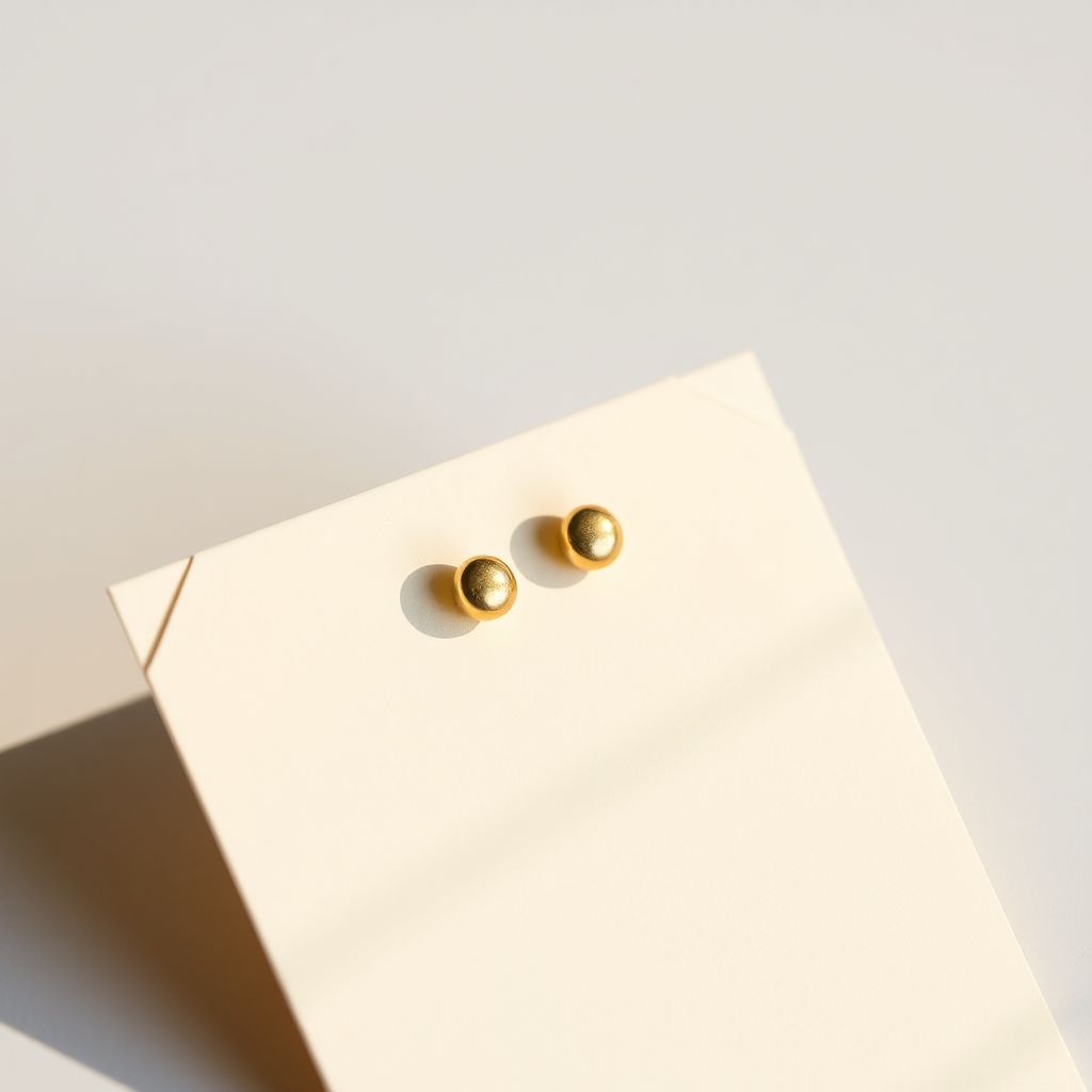 14k gold stud