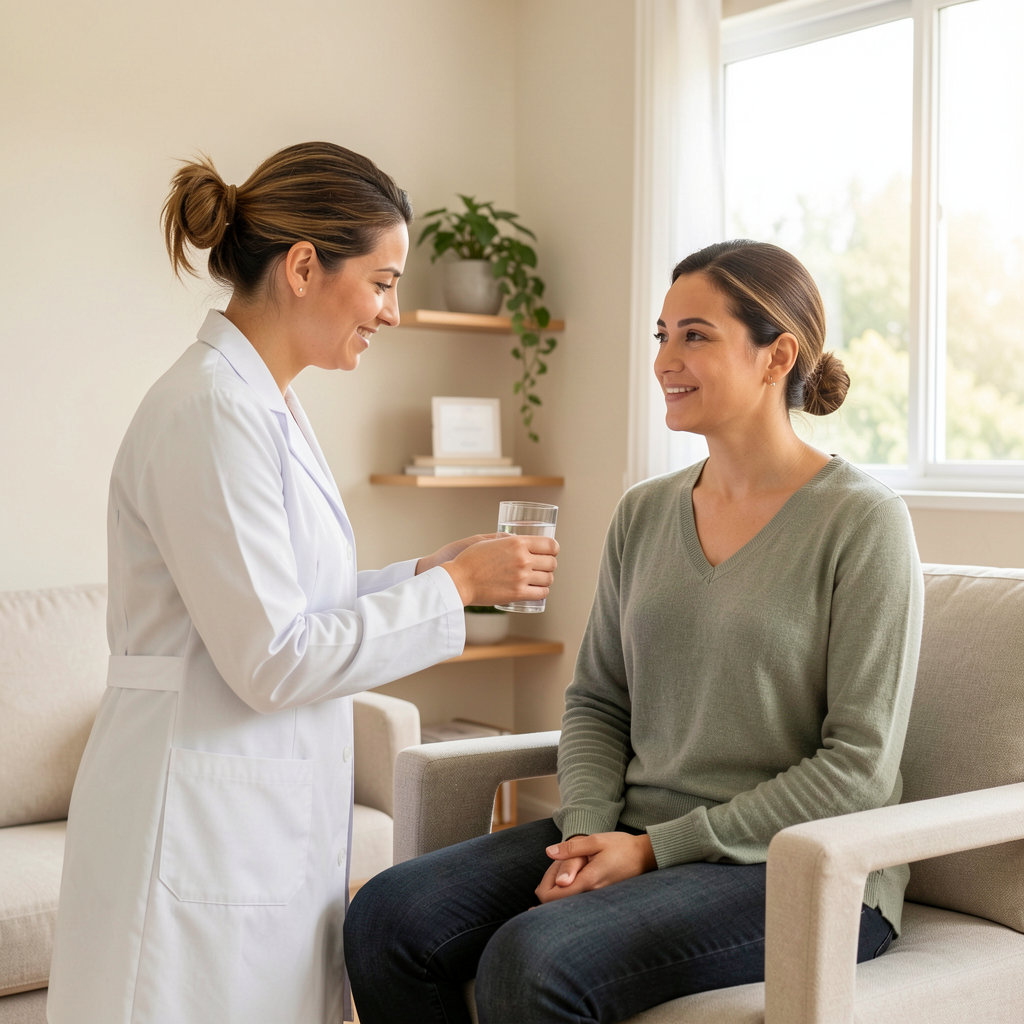 Orientação após sessão de relaxamento