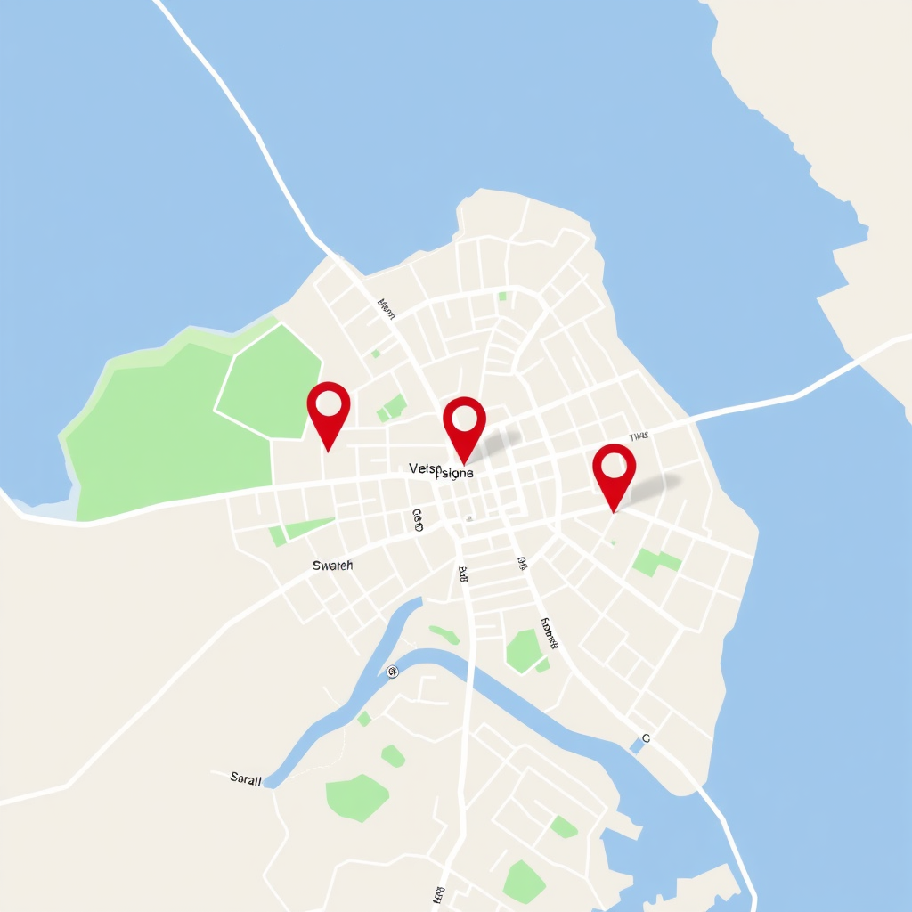 Map showing M. Sookhai & Co. office locations