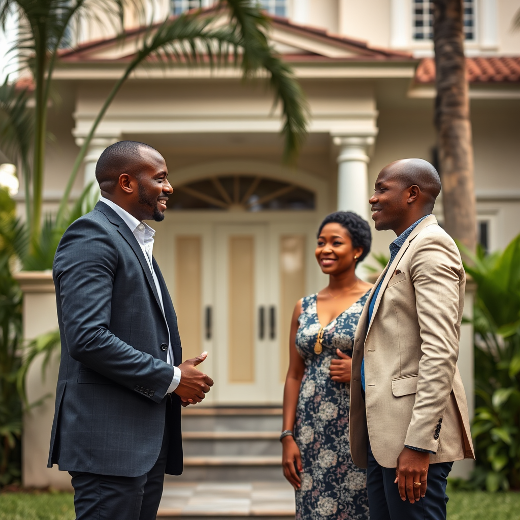 Real estate agent consulting clients