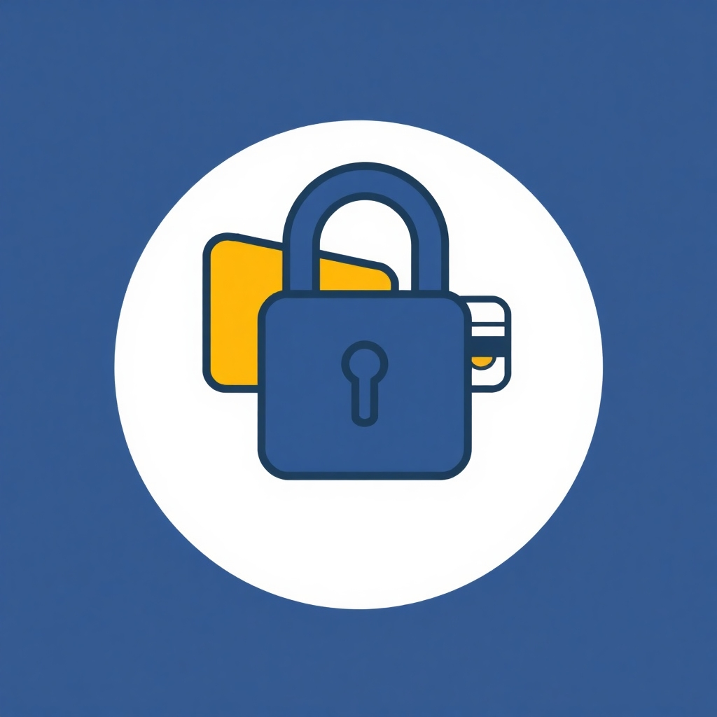 A stylized image symbolizing secure payment, perhaps showing a lock icon combined with credit card symbols, with a clean, modern design to reassure customers of the security of their payments.