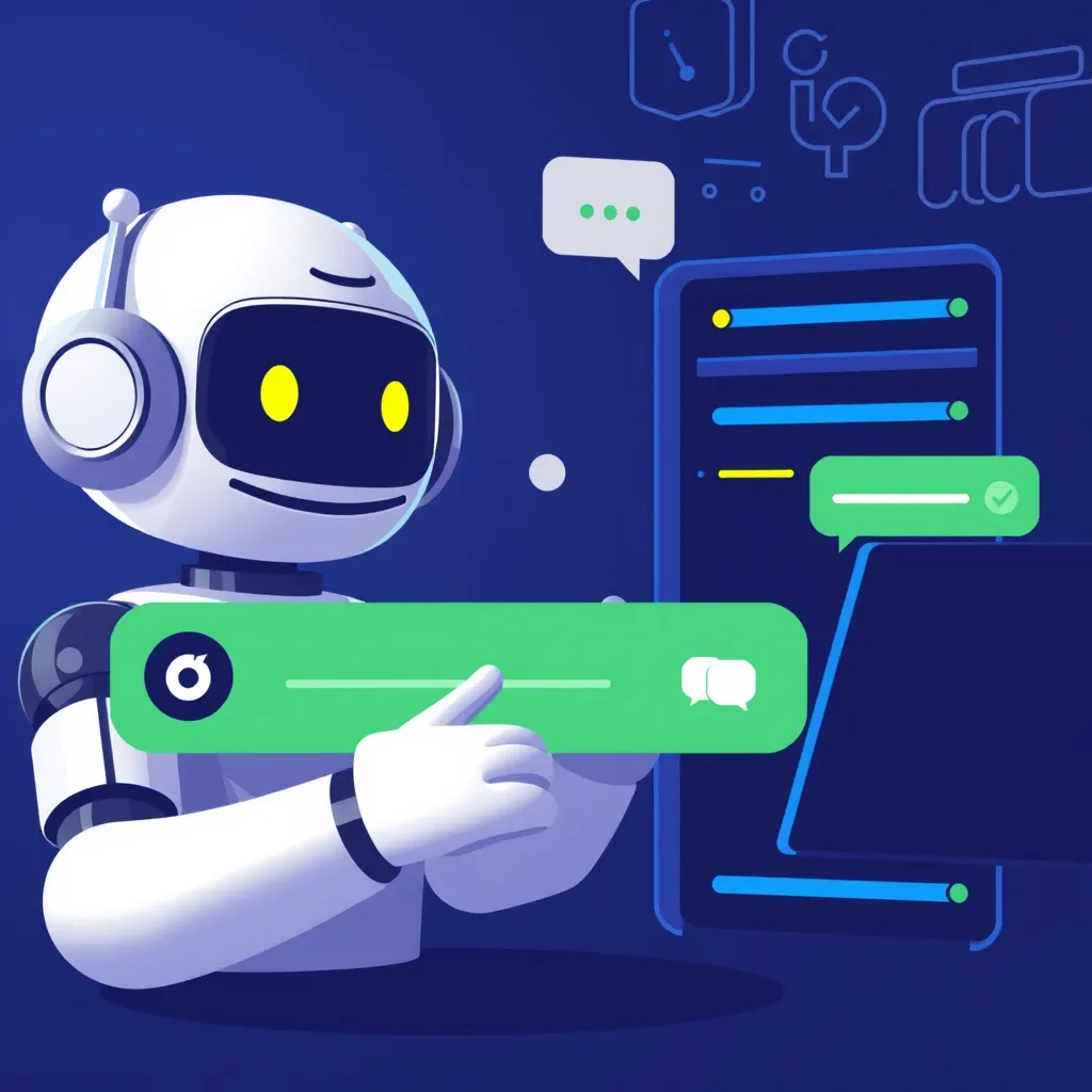 A vibrant, colorful illustration showing a hand reaching for a website on a computer screen. Floating around the website are icons representing the freebies: a domain name, a hosting server, and a chat bubble. The background should be a stylized digital landscape with a glowing blue sky and white clouds.