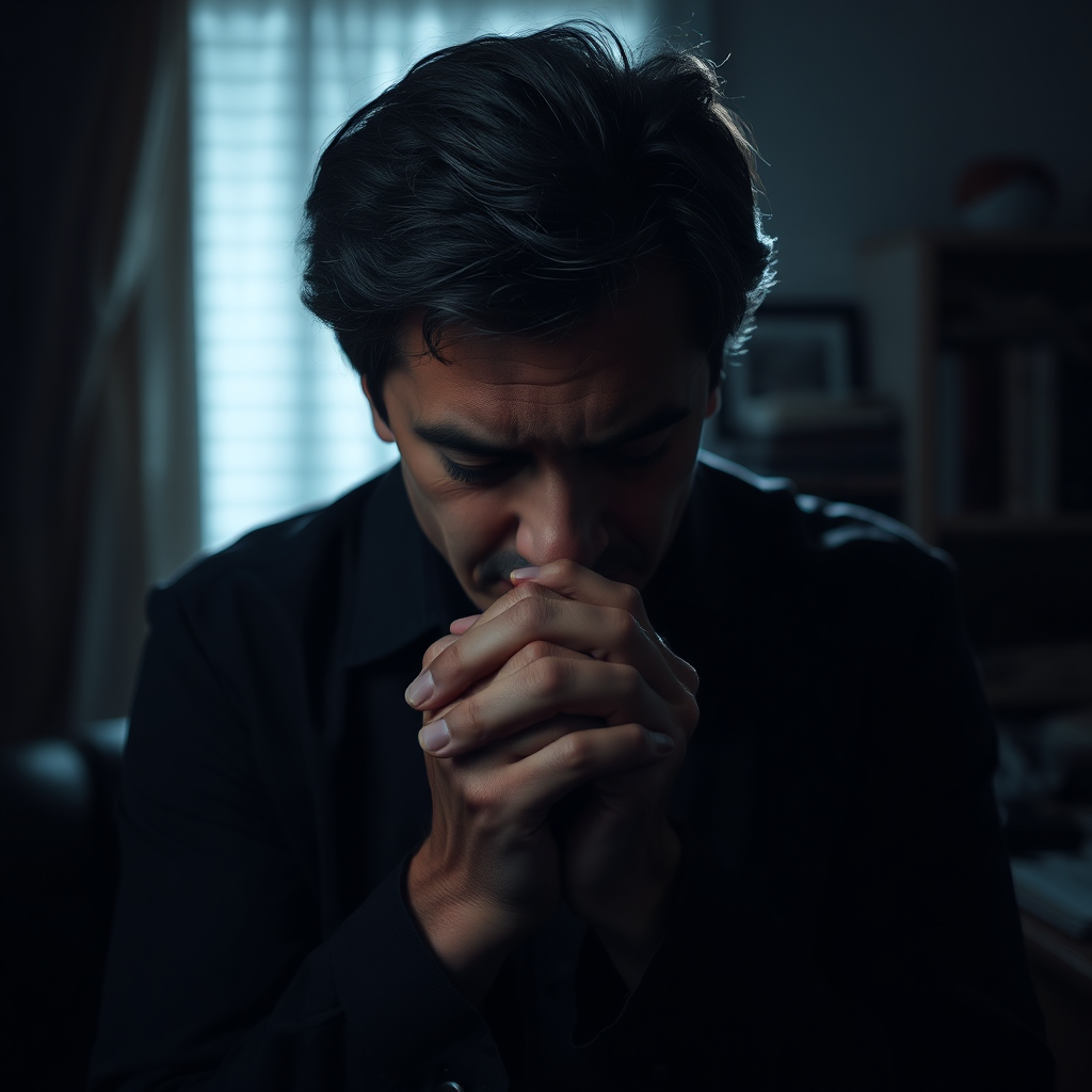 Founder in a moment of struggle