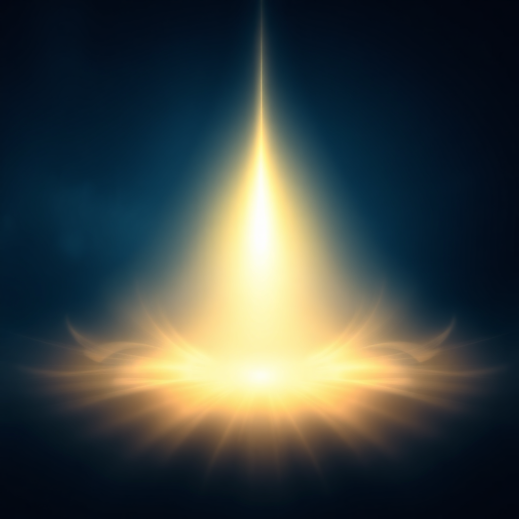 Abstract representation of divine guidance