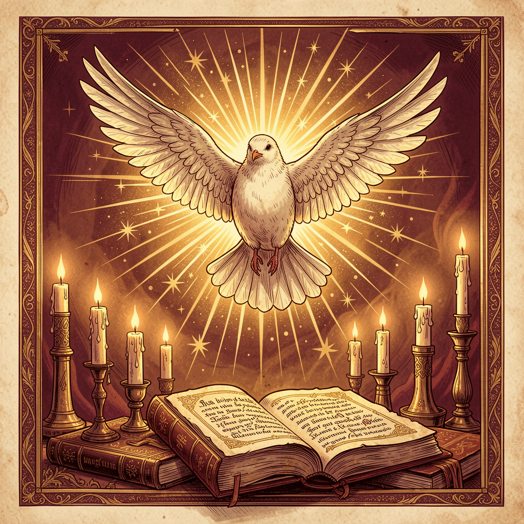 Illuminated pneumatology art
