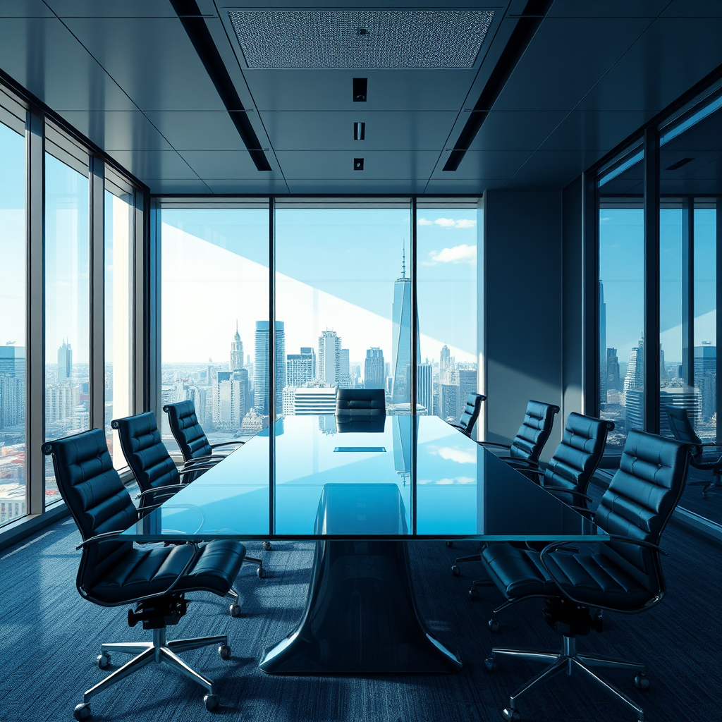 Corporate meeting table