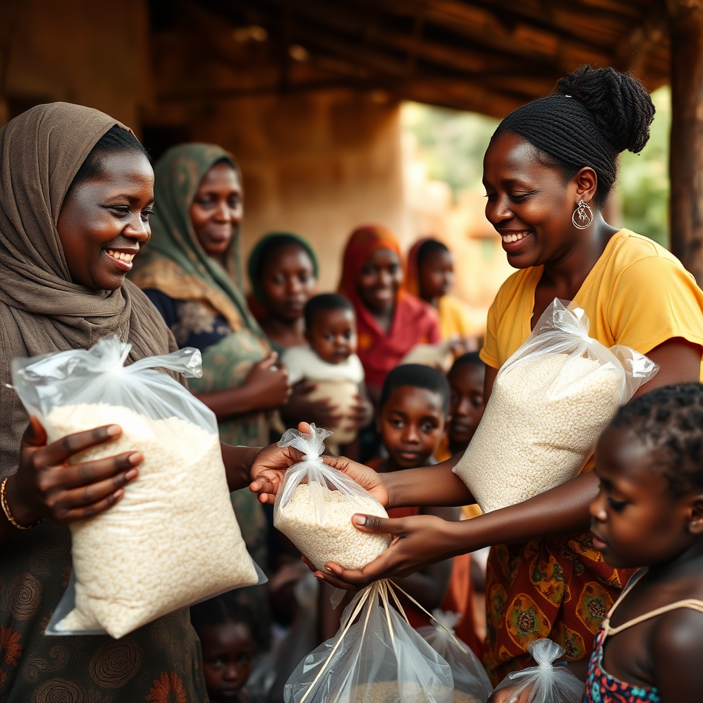 Food distribution in Ghana
