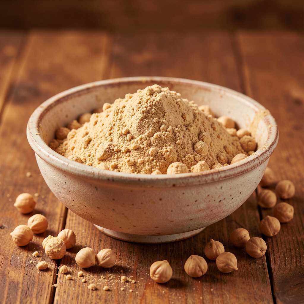 Soaked Dehydrated Pure Chickpea Flour 4 Lbs