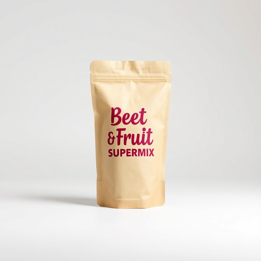 Packaging of Beet and Fruit Mix Flour