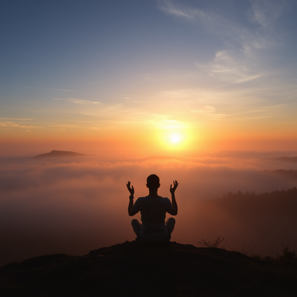 Sunrise meditation
