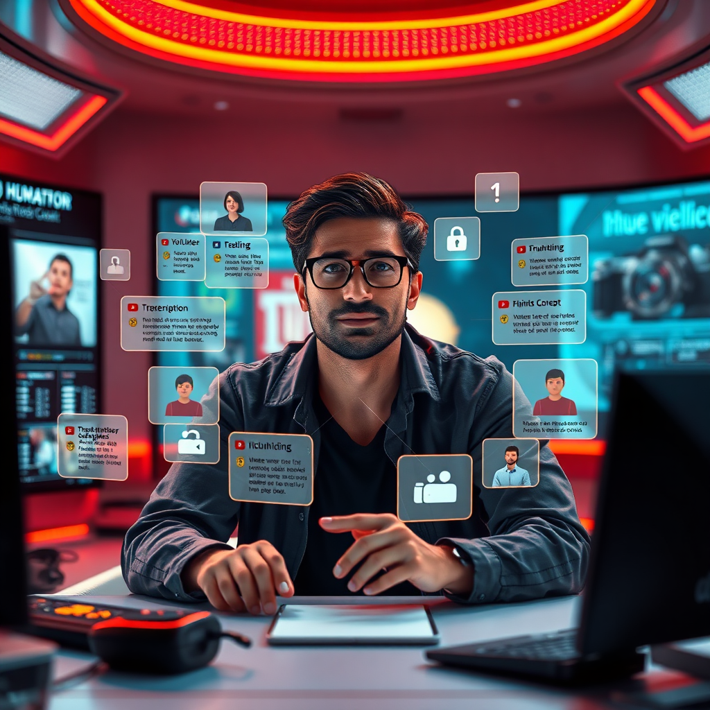Creator using AI-powered niche assets