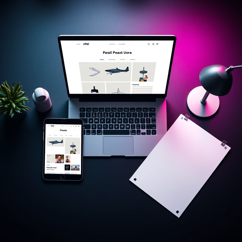 Modern template previews on devices