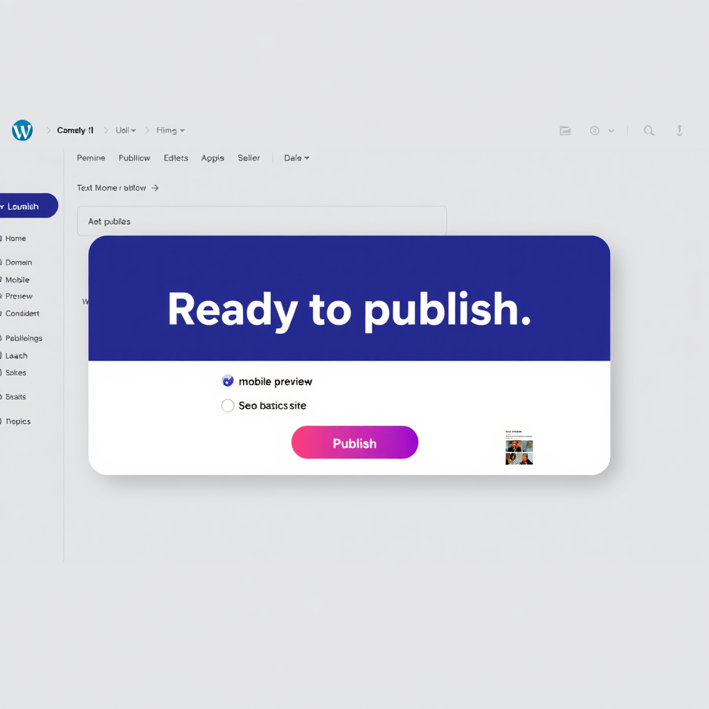 Launch confirmation screen