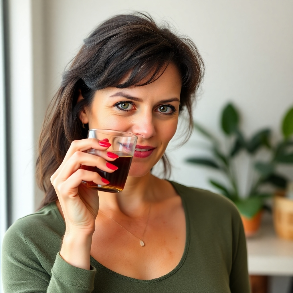 A visually appealing arrangement of JAVA Burn Coffee packets alongside natural ingredients like green tea leaves, cinnamon sticks, and ginger. A fresh cup of brewed coffee sits next to a notebook detailing weight loss goals, highlighting a healthy lifestyle.