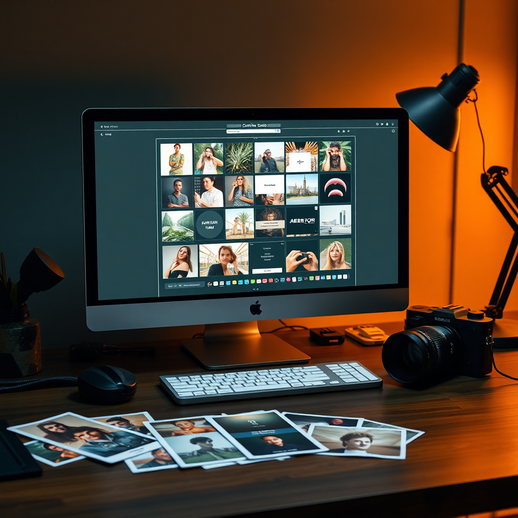 Ad creative swipe board with premium layout