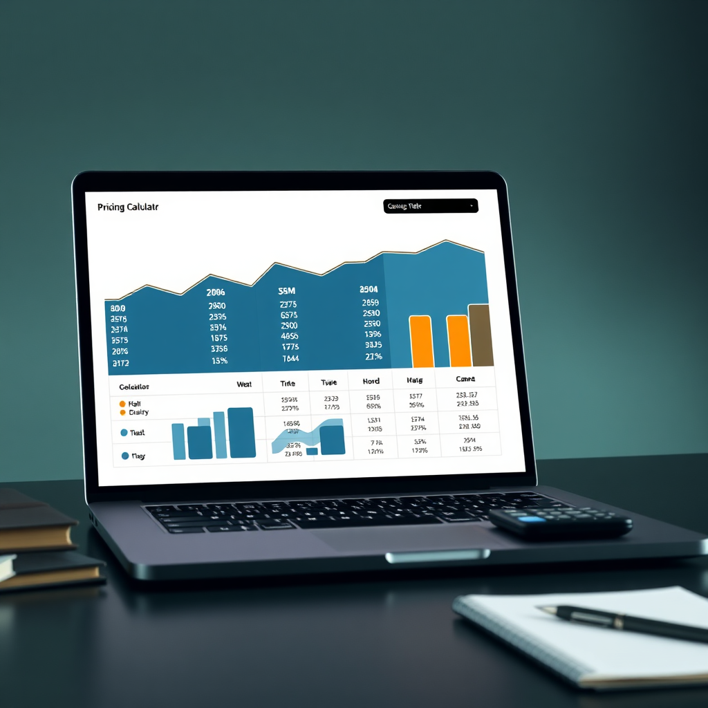 Offer calculator dashboard with clean UI