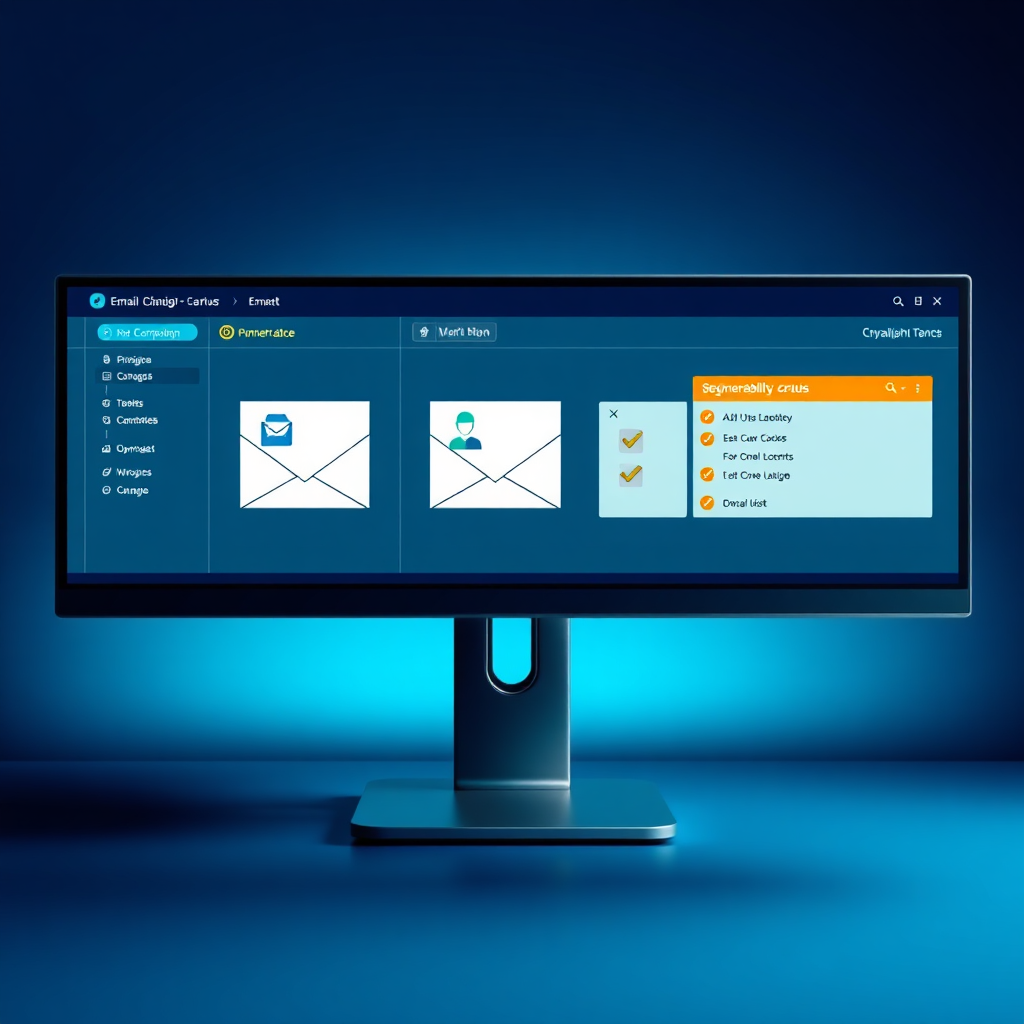 468x60 banner creative for ViralMailerForYou with email motif and cyan highlights