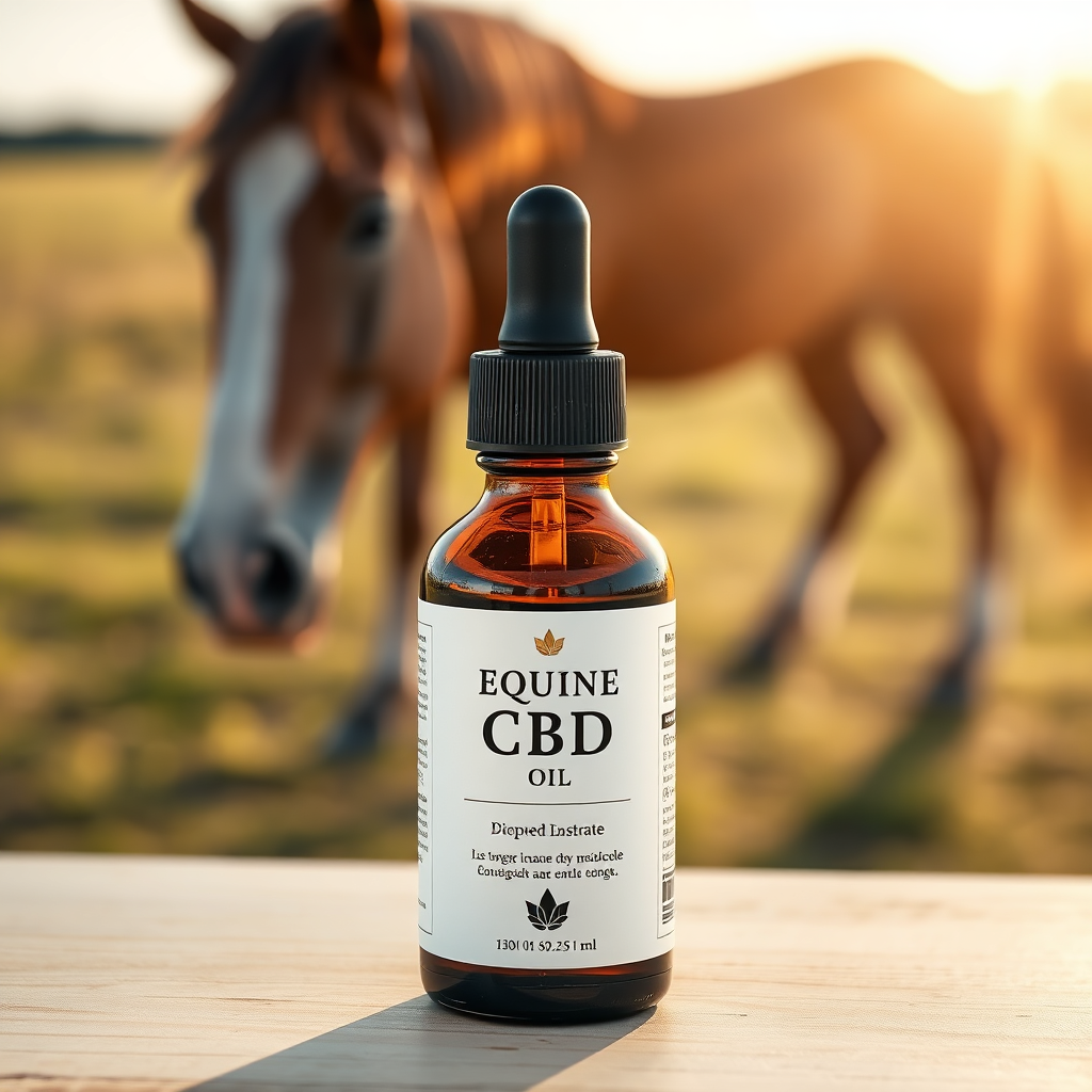 Equine CBD Oil bottle