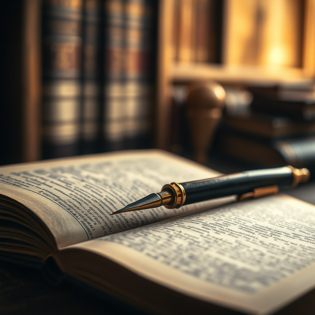 Featured blog post image: quill pen on manuscript