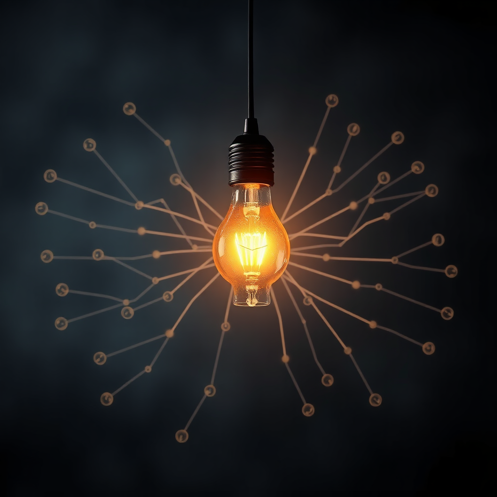 Article graphic: illuminated lightbulb representing ideas