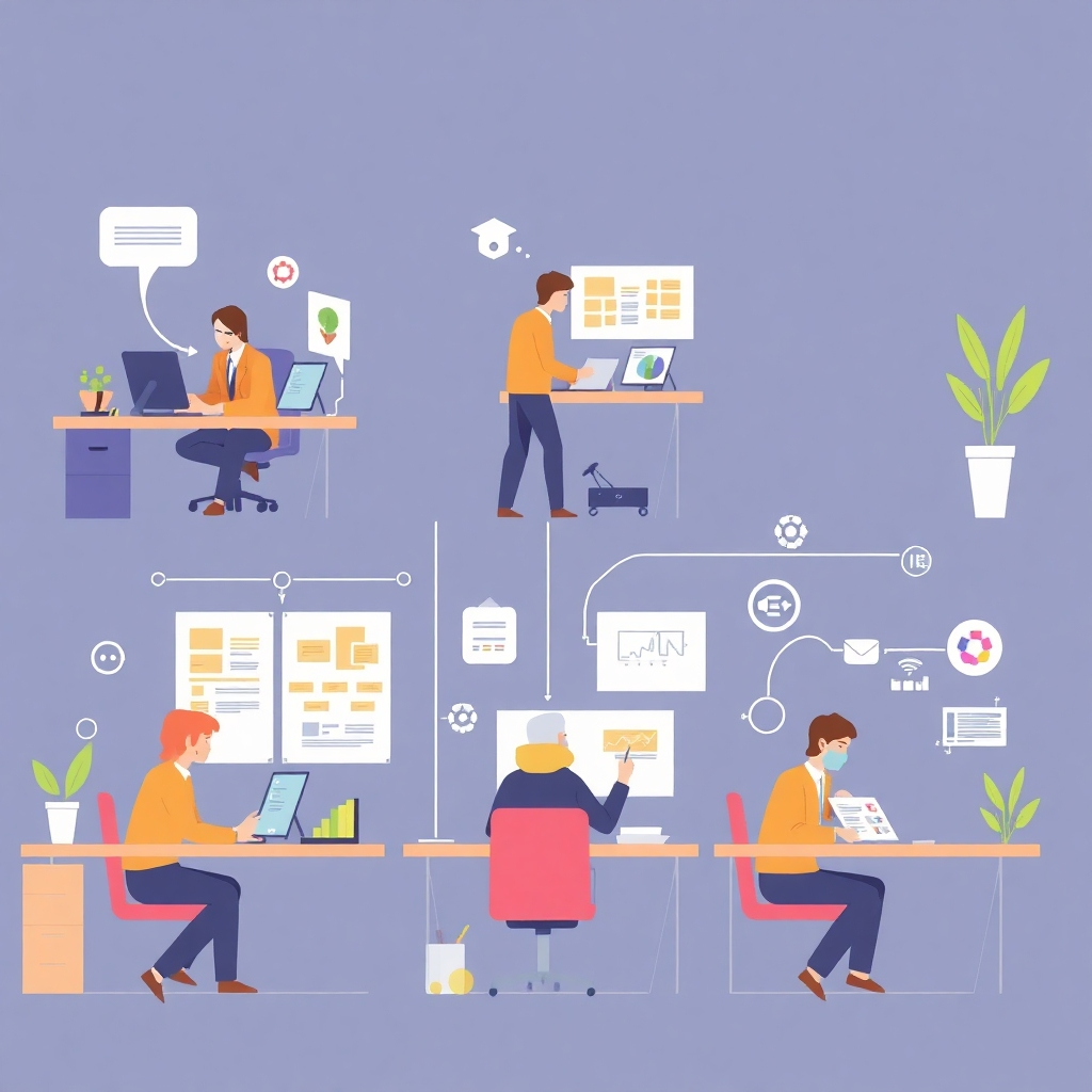 Illustrate various business situations where our AI agents are effortlessly deployed, adapting and reacting to situations as needed.