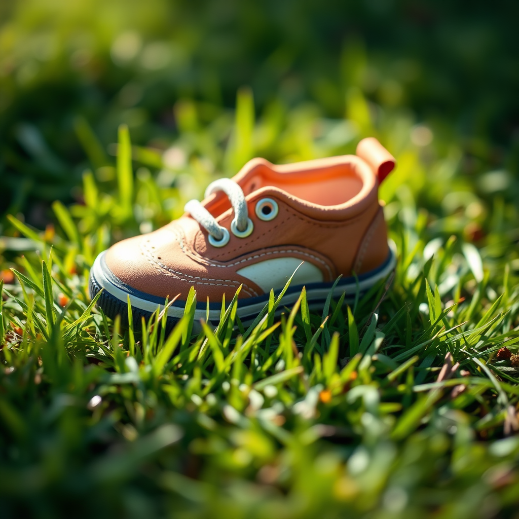 A child's shoe.