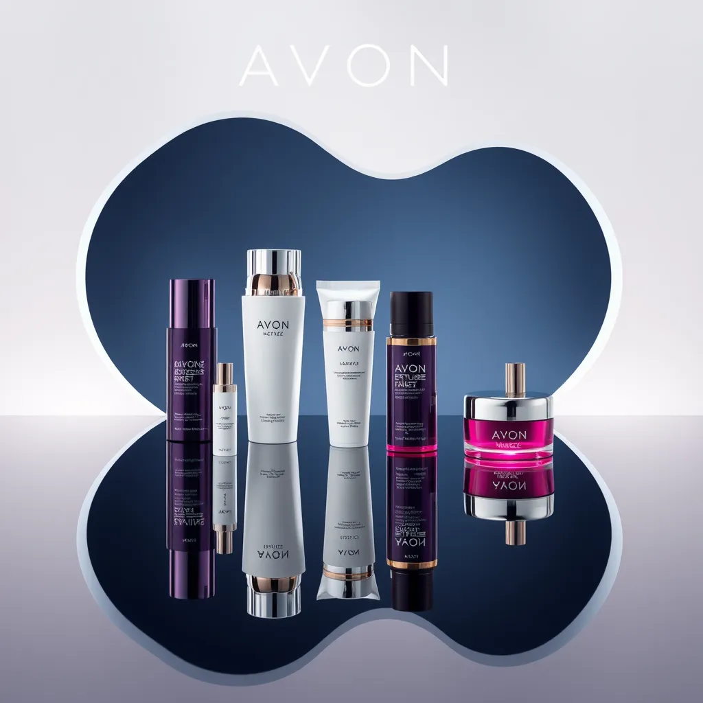 Avon'un yenilikçi güzellik ürünlerini sergileyen modern ve minimalist bir ürün teşhiri. Görüntü, net ve temiz bir estetikle parlak bir şekilde aydınlatılmalıdır. Her ürünün benzersiz özelliklerini vurgulayın, gelişmiş teknolojilerini ve şık tasarımlarını sergileyin. Yansıtıcı bir yüzey, geometrik şekiller ve minimalist bir arka plan gibi öğeler ekleyin. Genel kompozisyon, bu ürünlerin ileri görüşlü doğasını yansıtan dinamik ve göz alıcı olmalıdır. Görüntüyü ultra yüksek çözünürlükte yakalayın, keskin ayrıntıları ve canlı renkleri vurgulayın. Stil, temiz çizgilere ve cesur şekillere odaklanarak çağdaş ve sofistike olmalıdır. Fütüristik bir dokunuş için ince bir degrade efekti ekleyin.