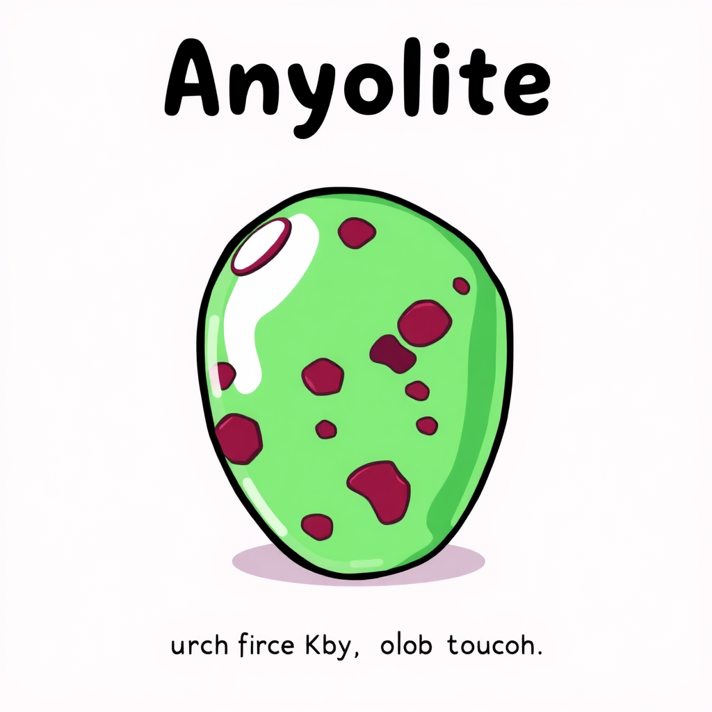 Anyolit taşı çizimi