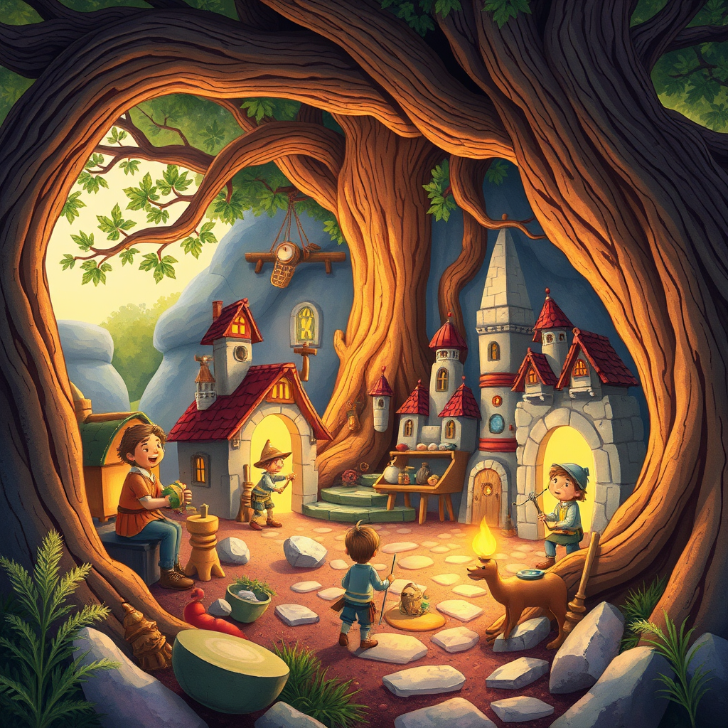 The stone city restored and safe