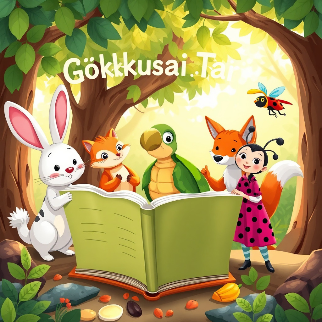 Animals finding the rainbow cookbook