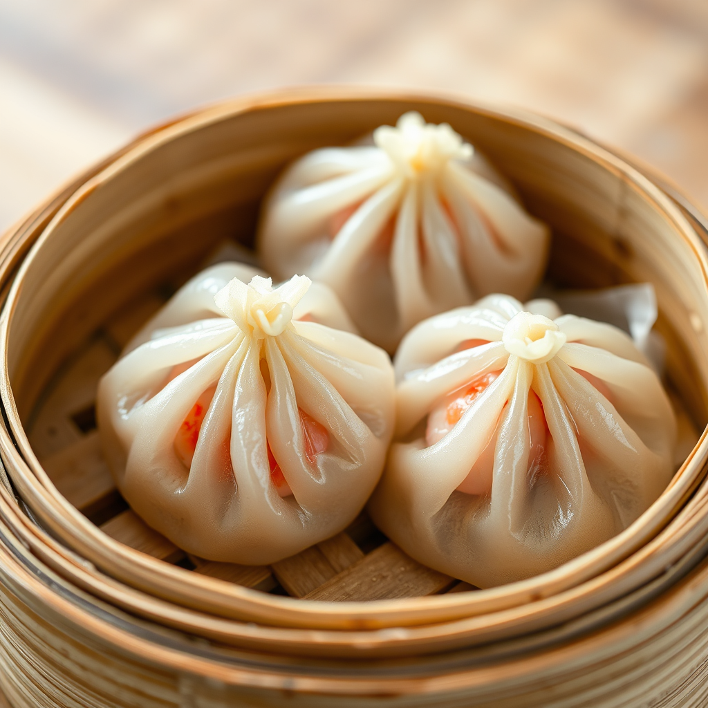 Har Gow shrimp dumplings
