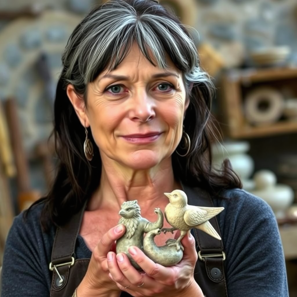 Elara, stone artisan