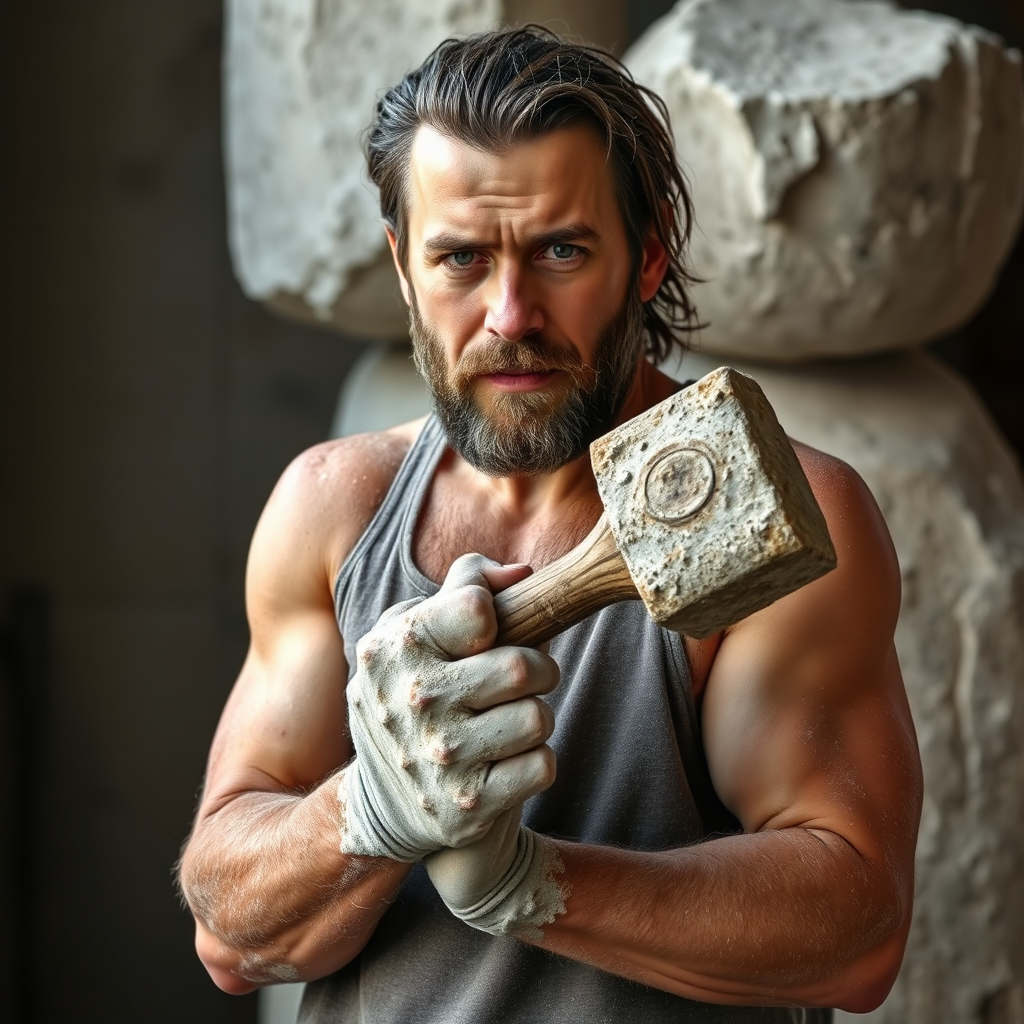 Kael, stone artisan
