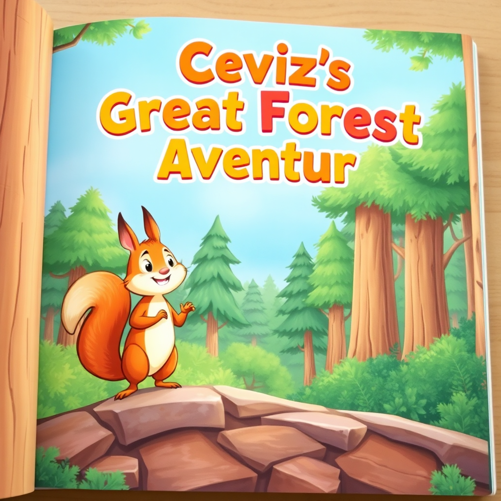 First page of Ceviz's adventure book