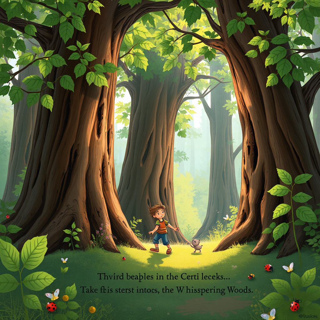 Second page of Ceviz's adventure book