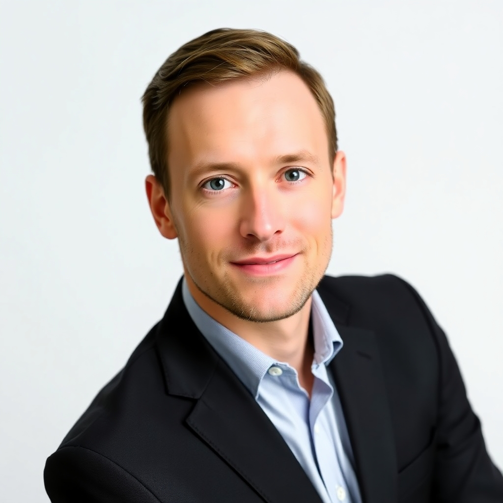 A professional headshot of Stefan Podedworny against a clean, neutral background. The image should be sharply focused and well-lit. The overall impression should be one of confidence and expertise. The background should be a simple and uncluttered color or texture to ensure the focus remains on Stefan Podedworny.