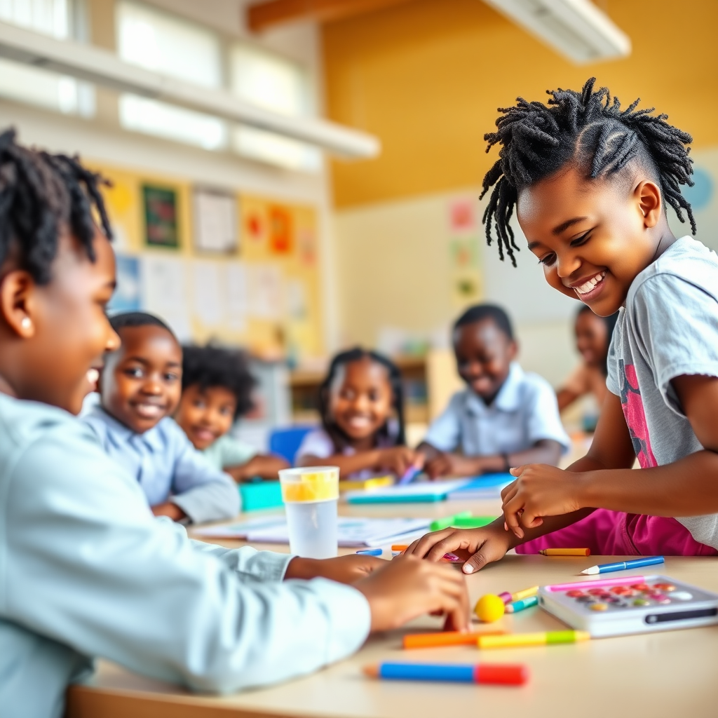 Close-up portrait with realistic skin texture