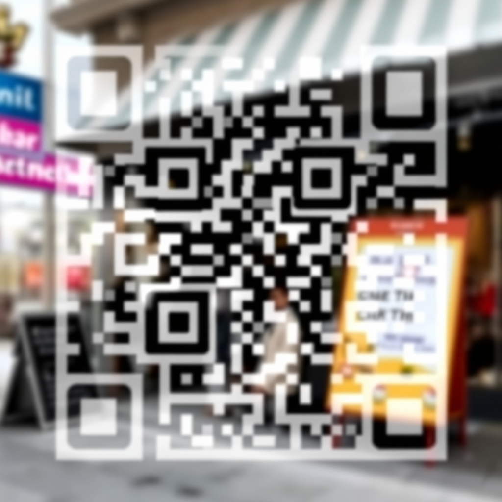 Demo QR code for digital storefront