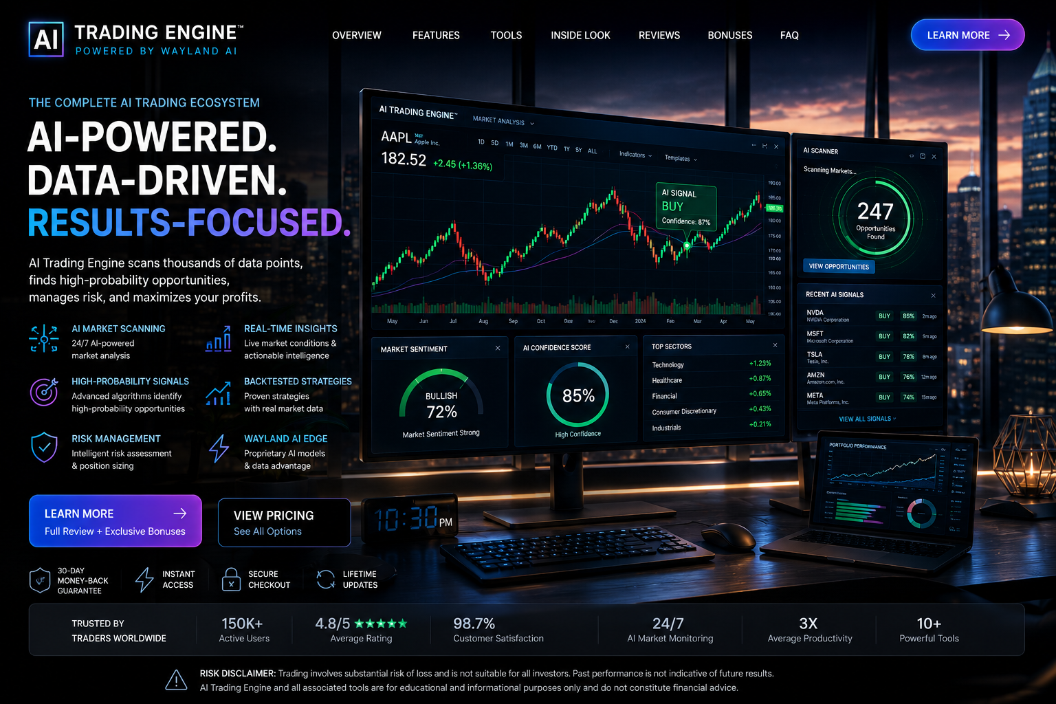 AI Trading Engine market analysis workstation