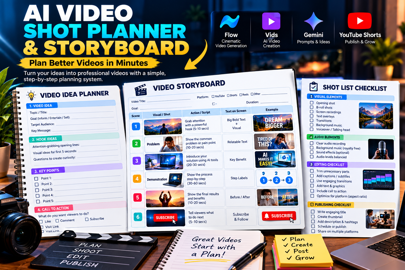 Shot Planner & Storyboard
