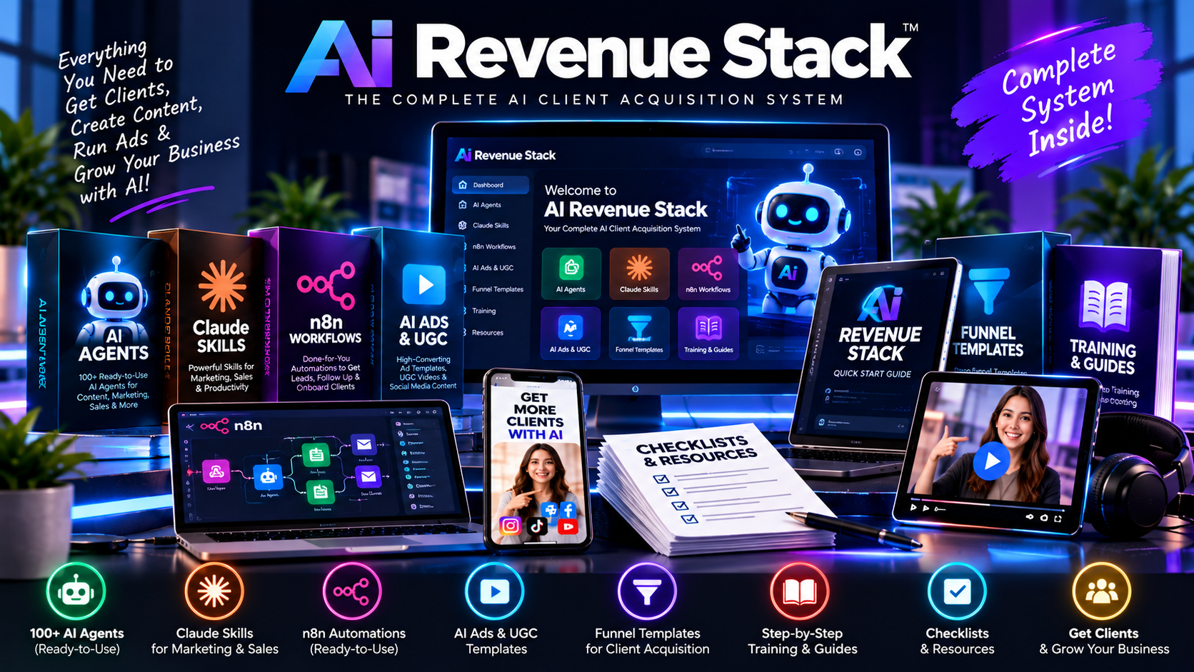 AI Revenue Stack system overview