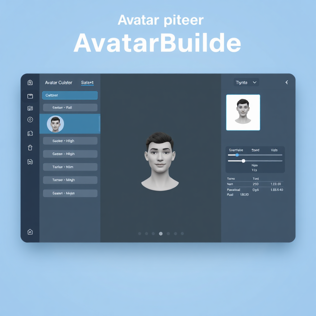 AvatarBuilder UI Preview