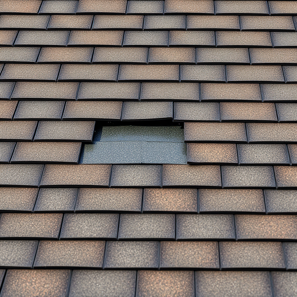 After: Professional roof repair