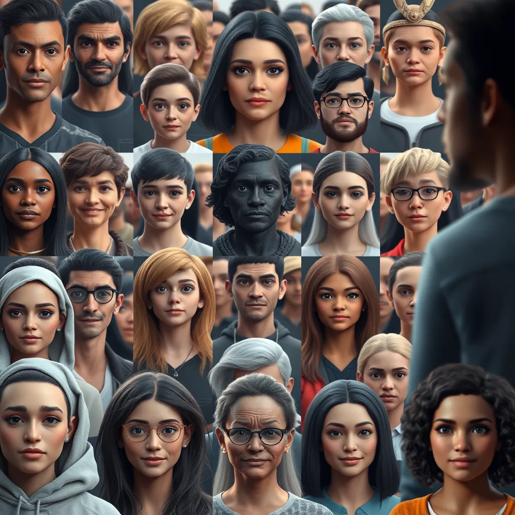 A large, open-source library filled with diverse virtual humans, each with unique personalities and expressions. The library is accessible through a user-friendly interface, enabling users to easily customize and create video content with ease.