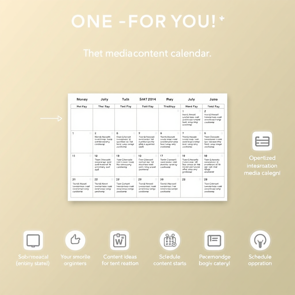 Social Media Content Calendar
