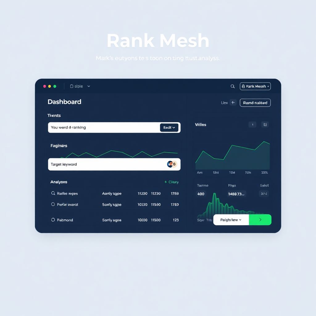 Rank Mesh SEO Tool Interface
