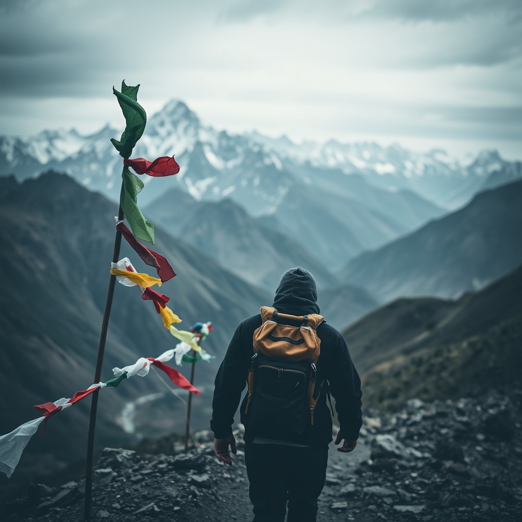 Trekking in the Andes