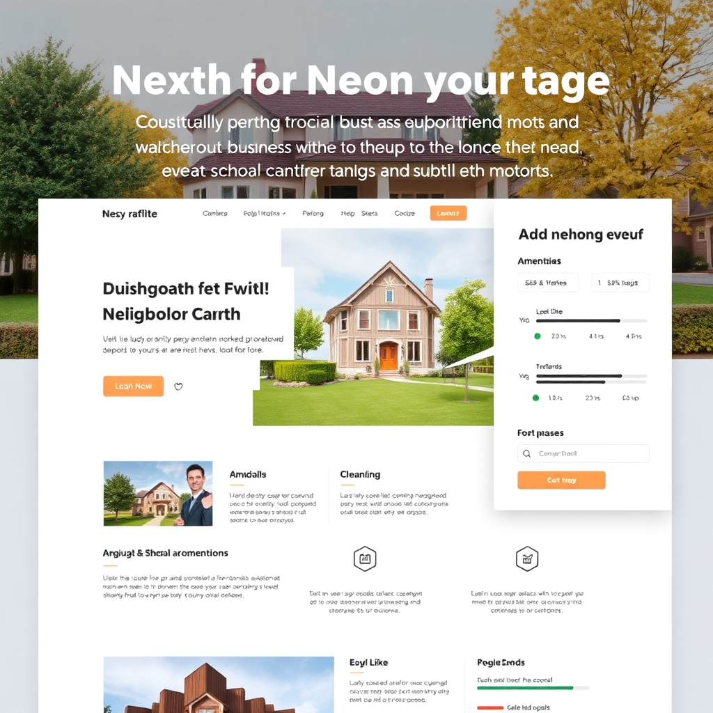 Neighborhood Page Builder Template